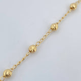 Pulso Denario Virgen Milagrosa 2.75gr / 19cm / Oro 18K $