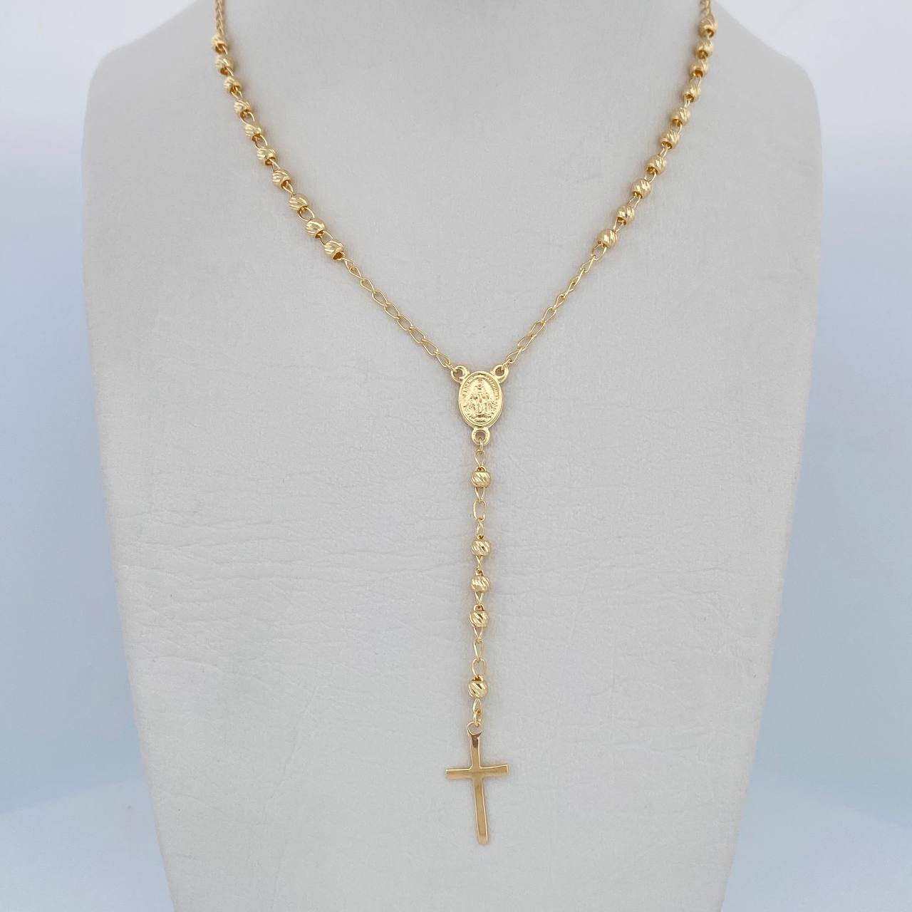 Rosario Virgen Milagrosa 5.6gr / 51.6cm / Oro 18K $