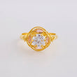 Anillo Solitario Aura Vintage 1.9 g / T7 Oro Amarillo 18K