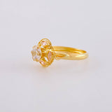Anillo Solitario Aura Vintage 1.9 g / T7 Oro Amarillo 18K