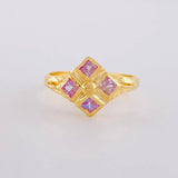 Anillo Rombo Imperial 1.8 g / T8 Oro Amarillo 18K
