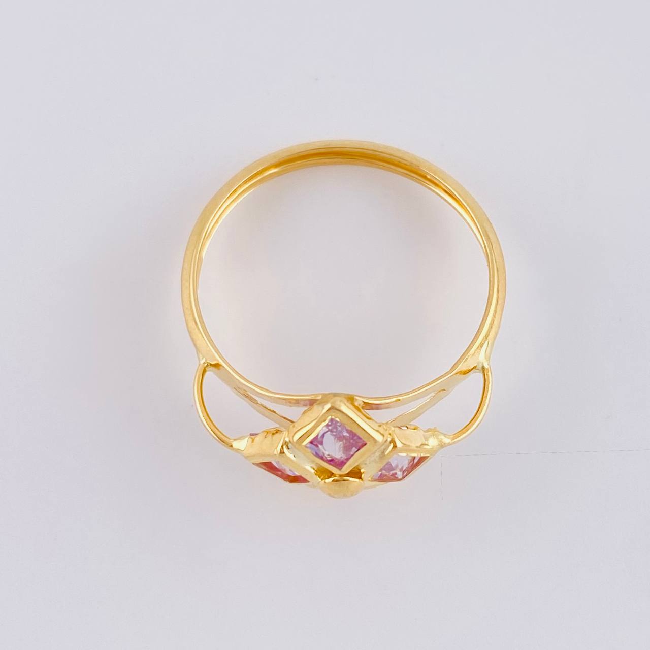 Anillo Rombo Imperial 1.8 g / T8 Oro Amarillo 18K