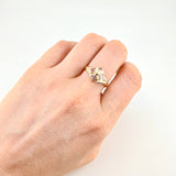 Anillo Rombo Imperial 1.8 g / T8 Oro Amarillo 18K