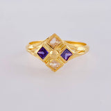 Anillo Rombo Imperial 1.75 g / T9 Oro Amarillo 18K