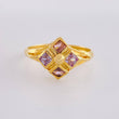 Anillo Rombo Imperial 1.75 g / T7 1/2 Oro Amarillo 18K