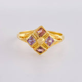Anillo Rombo Imperial 1.85 g / T8 1/2 Oro Amarillo 18K