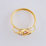 Anillo Rombo Imperial 1.75 g / T7 1/2 Oro Amarillo 18K