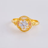 Anillo Solitario Aura Vintage 2 g / T9 Oro Amarillo 18K