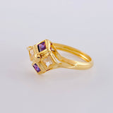 Anillo Rombo Imperial 1.8 g / T8 1/2 Oro Amarillo 18K