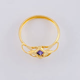 Anillo Rombo Imperial 1.8 g / T8 1/2 Oro Amarillo 18K