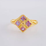 Anillo Rombo Imperial 1.85 g / T8 Oro Amarillo 18K