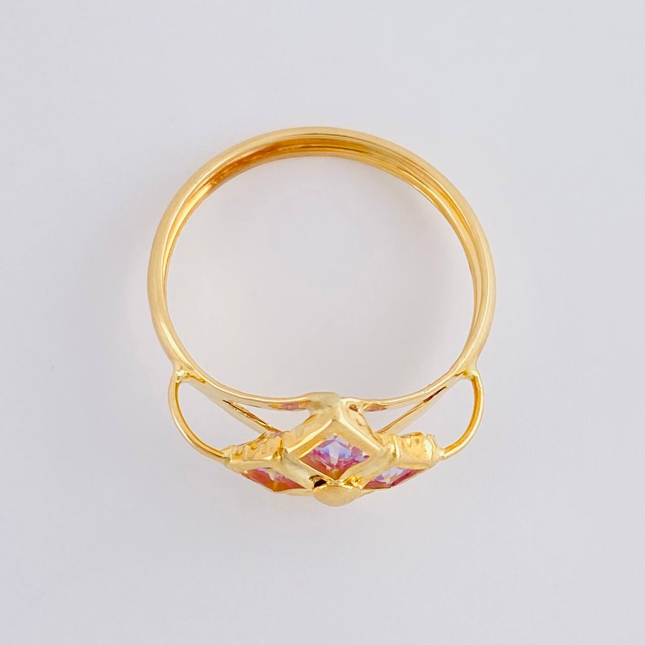 Anillo Rombo Imperial 1.85 g / T9 Oro Amarillo 18K