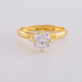 Anillo Solitario Canasta 1.25 g / T6 1/4 Oro Amarillo 18K