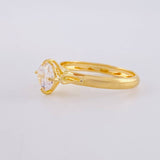 Anillo Solitario Canasta 1.25 g / T6 1/4 Oro Amarillo 18K