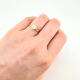 Anillo Solitario Canasta 1.2 g / T6 Oro Amarillo 18K