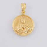 Dije Sagrado Corazón De Jesus 1.45 g / 2.5 cm Oro Amarillo 18K