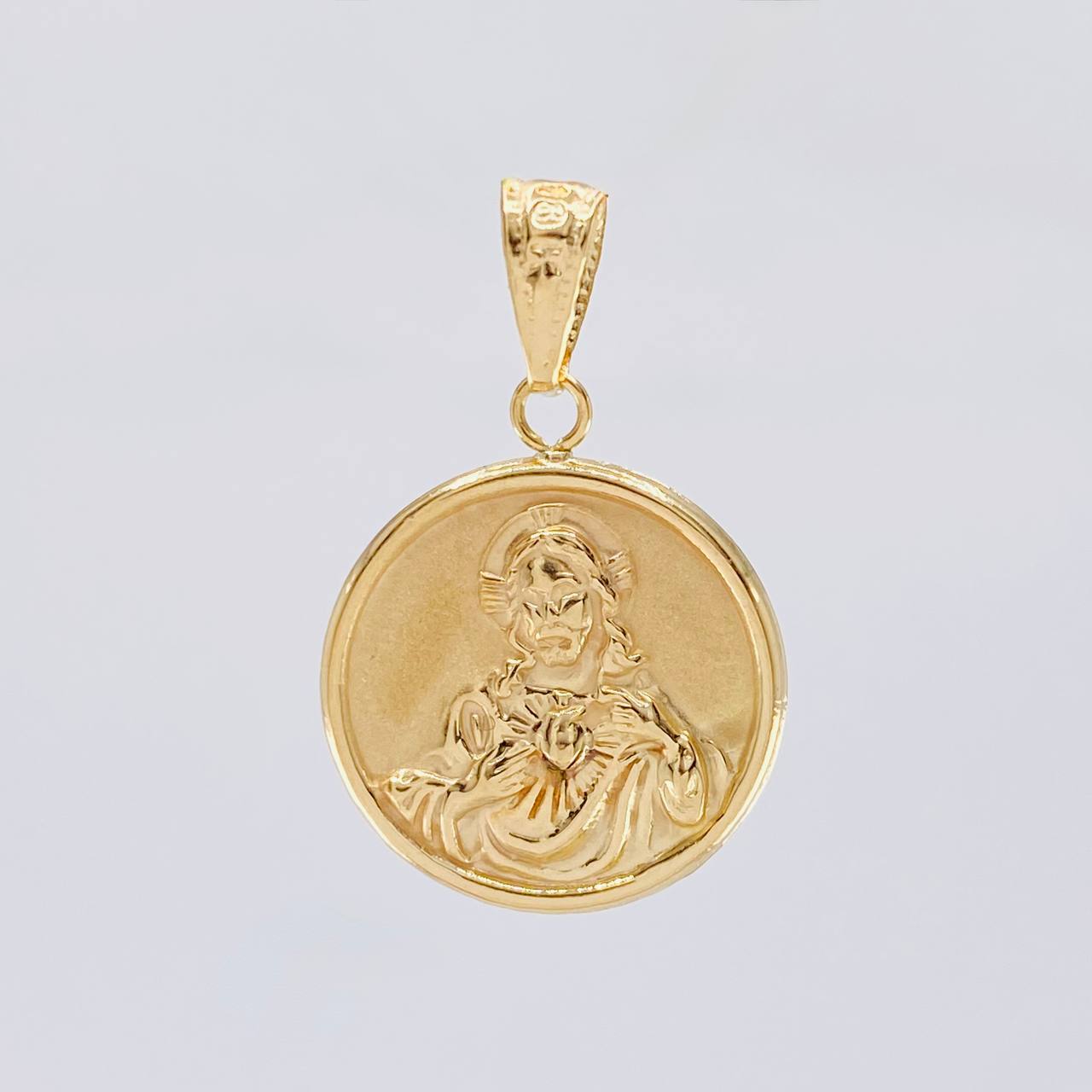 Dije Sagrado Corazón De Jesus 1.45 g / 2.5 cm Oro Amarillo 18K