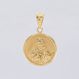 Dije Sagrado Corazón De Jesus 1.45 g / 2.5 cm Oro Amarillo 18K
