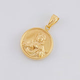 Dije Sagrado Corazón De Jesus 1.45 g / 2.5 cm Oro Amarillo 18K