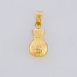 Dije Bolsa De Dinero 0.7 g / 2.2 cm Oro Amarillo 18K