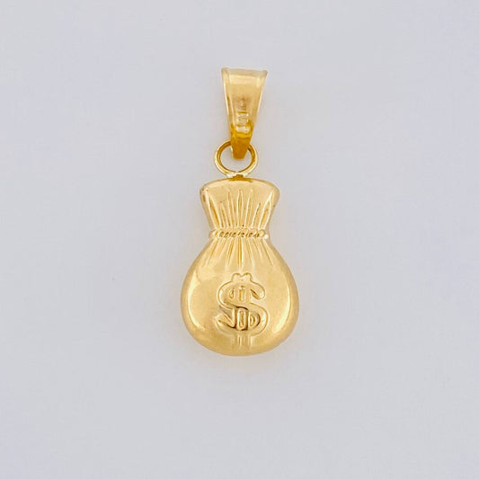 Dije Bolsa De Dinero 0.7 g / 2.2 cm Oro Amarillo 18K