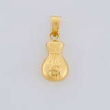 Dije Bolsa De Dinero 0.7 g / 2.2 cm Oro Amarillo 18K