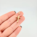 Dije Cruz Rayas Espiral 0.85 g / 3 cm Oro Amarillo 18K