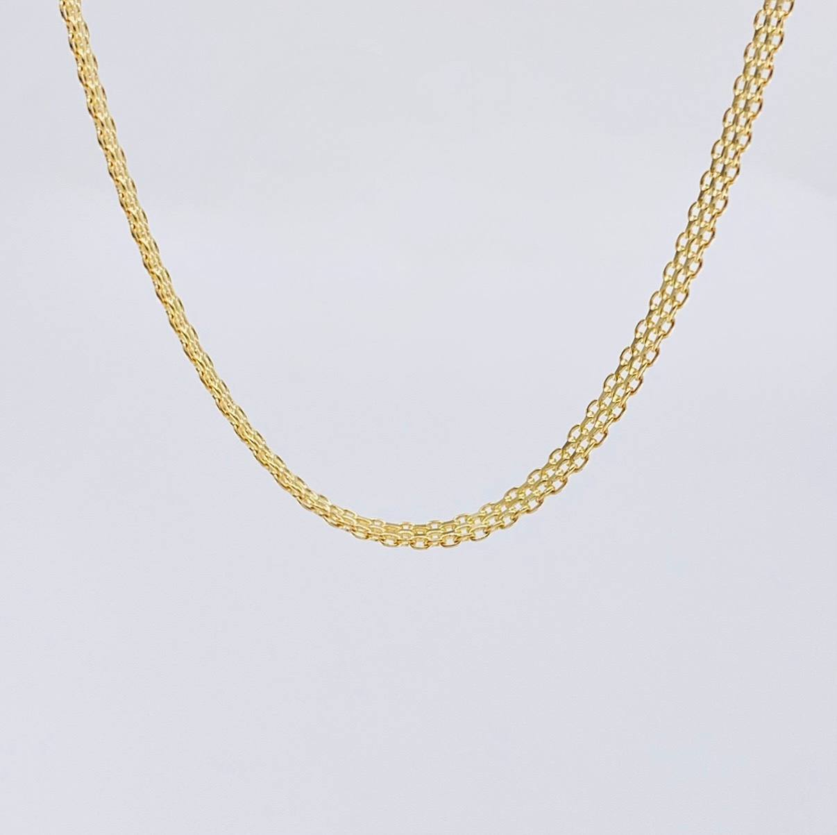 Cadena China 14.4g / 60cm / 6.8mm Oro Amarillo 18K