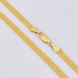 Cadena China 14.4g / 60cm / 6.8mm Oro Amarillo 18K
