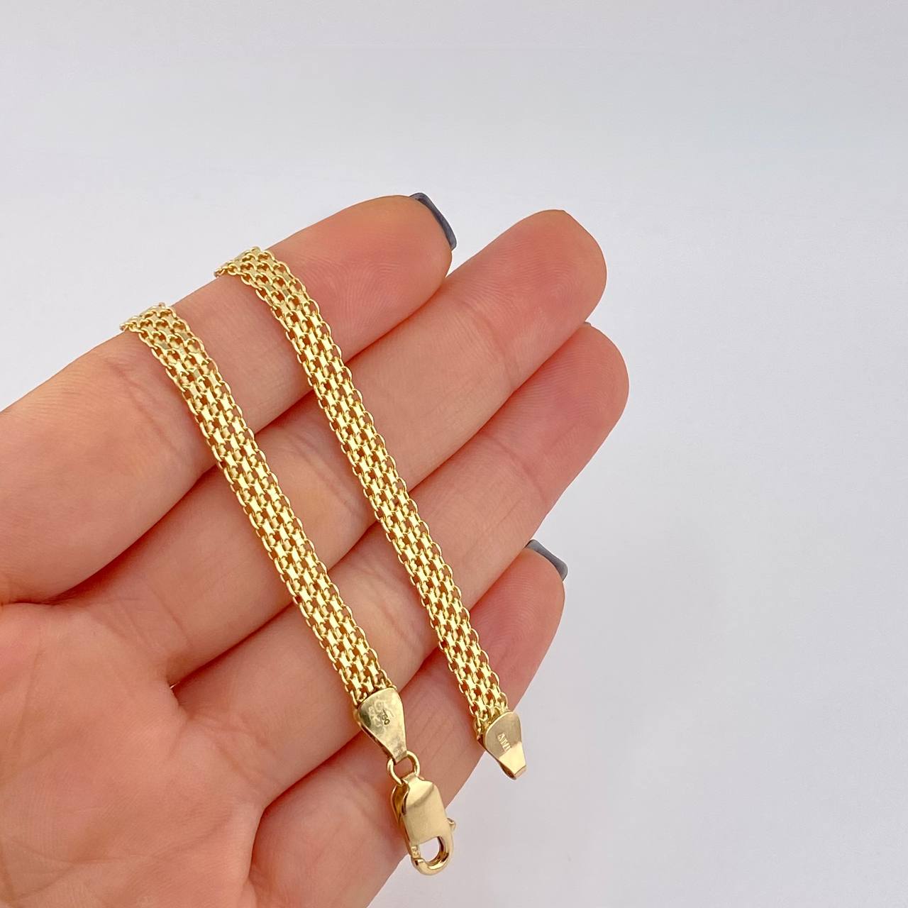 Cadena China 14.4g / 60cm / 6.8mm Oro Amarillo 18K