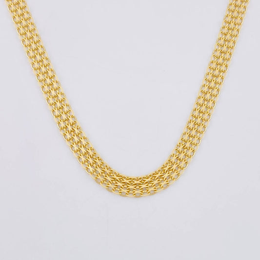 Cadena China 6.45 g / 50.1 cm / 4.3 mm Oro Amarillo 18K