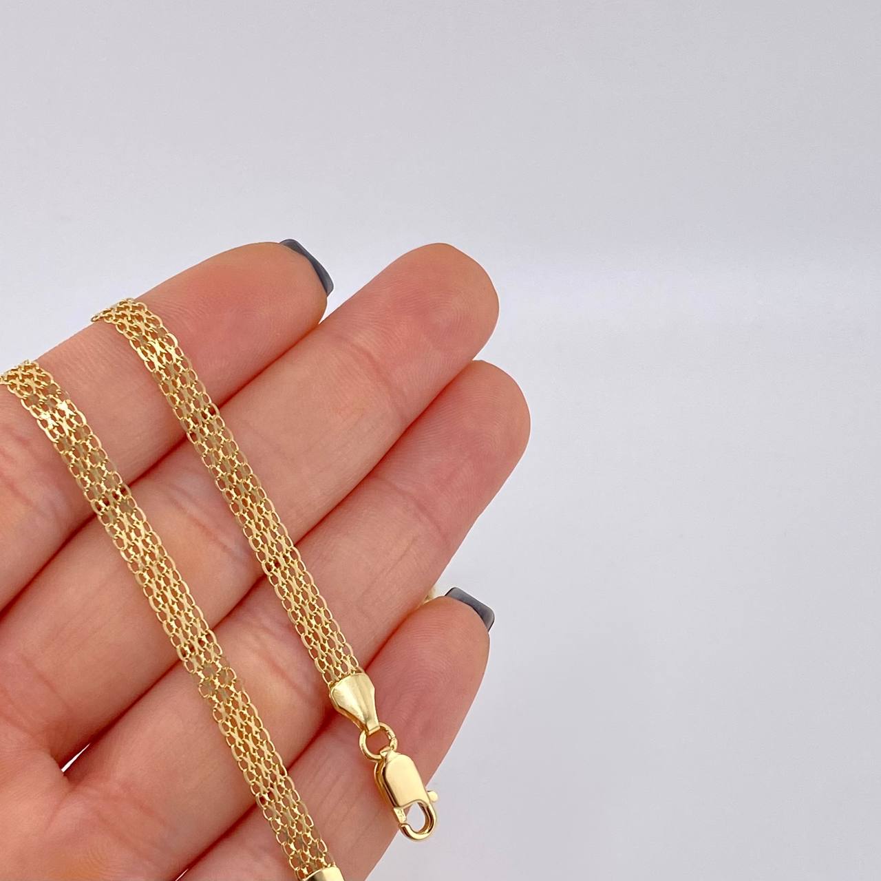 Cadena China 6.45 g / 50.1 cm / 4.3 mm Oro Amarillo 18K