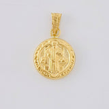 Dije San Benito 0.55 g / 1.7 cm Oro Amarillo 18K
