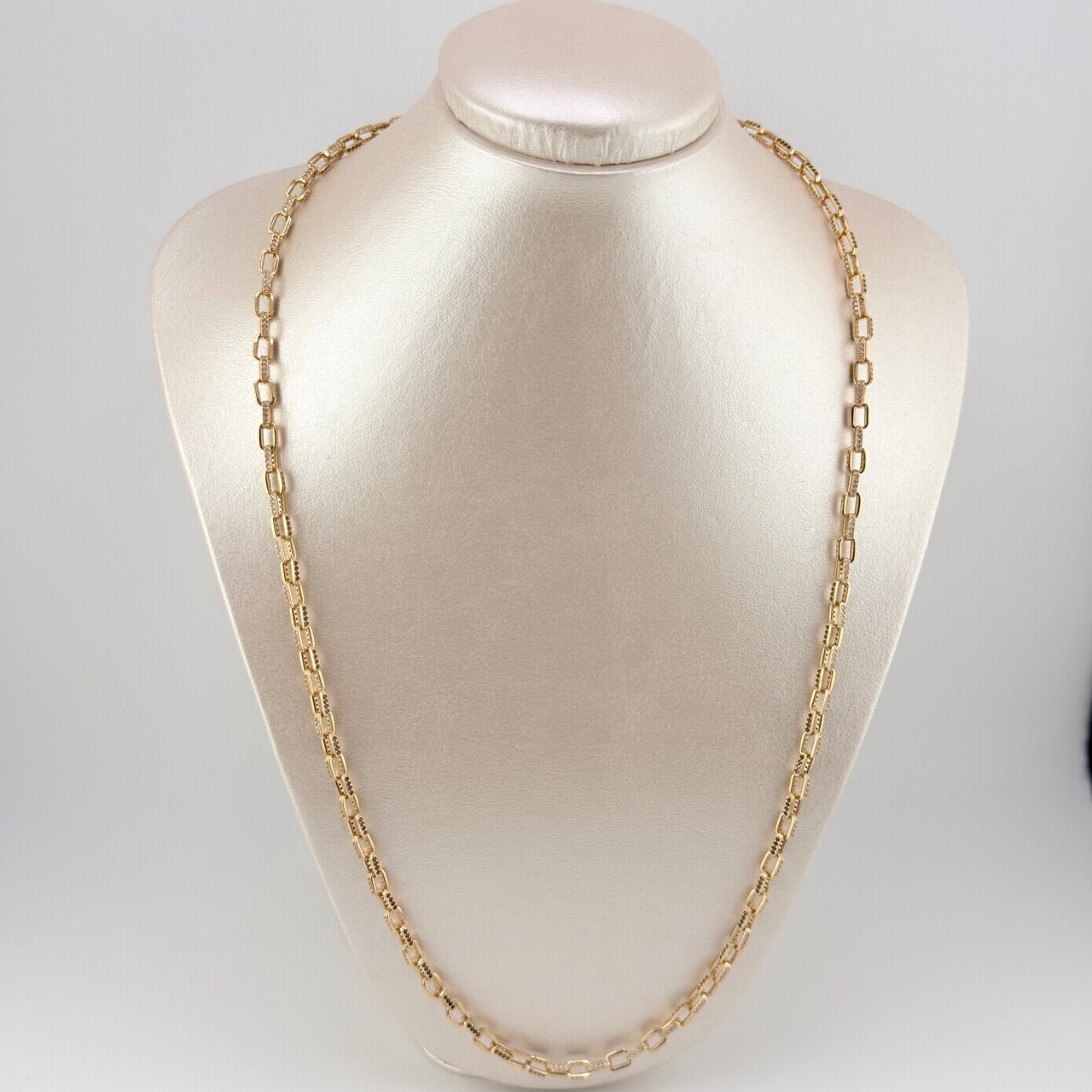 Cadena Cajon 30gr / 65cm / 4.3mm Oro Amarillo Nac.Esp. 18K ©