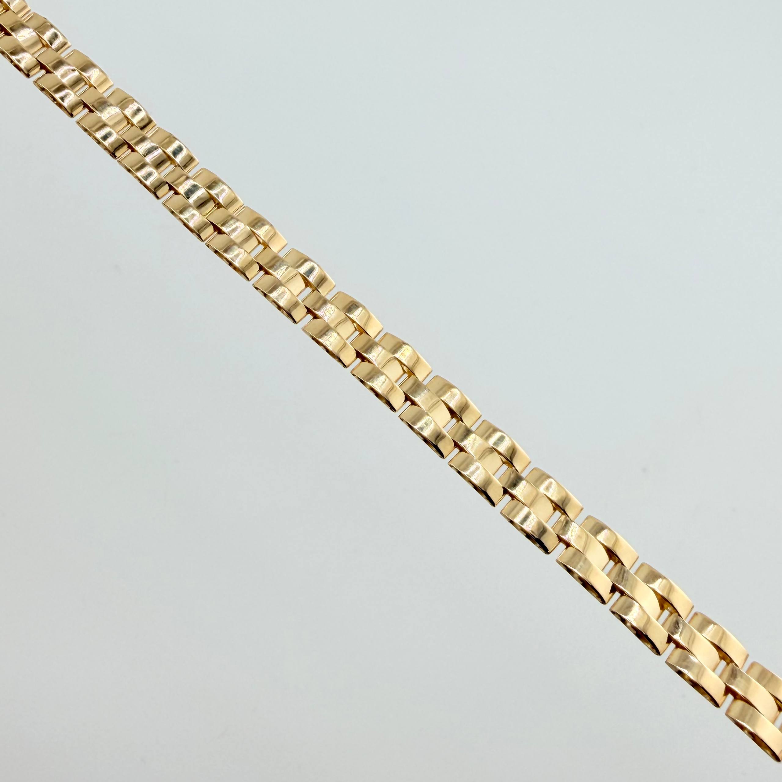 Pulso Correa 12.7gr / 21cm / 5.9mm Oro Amarillo +4 18K *