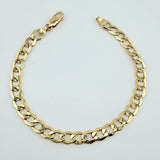 Pulso Cubano 6.95gr / 21cm / 6.6mm Oro Amarillo +4 18K ©