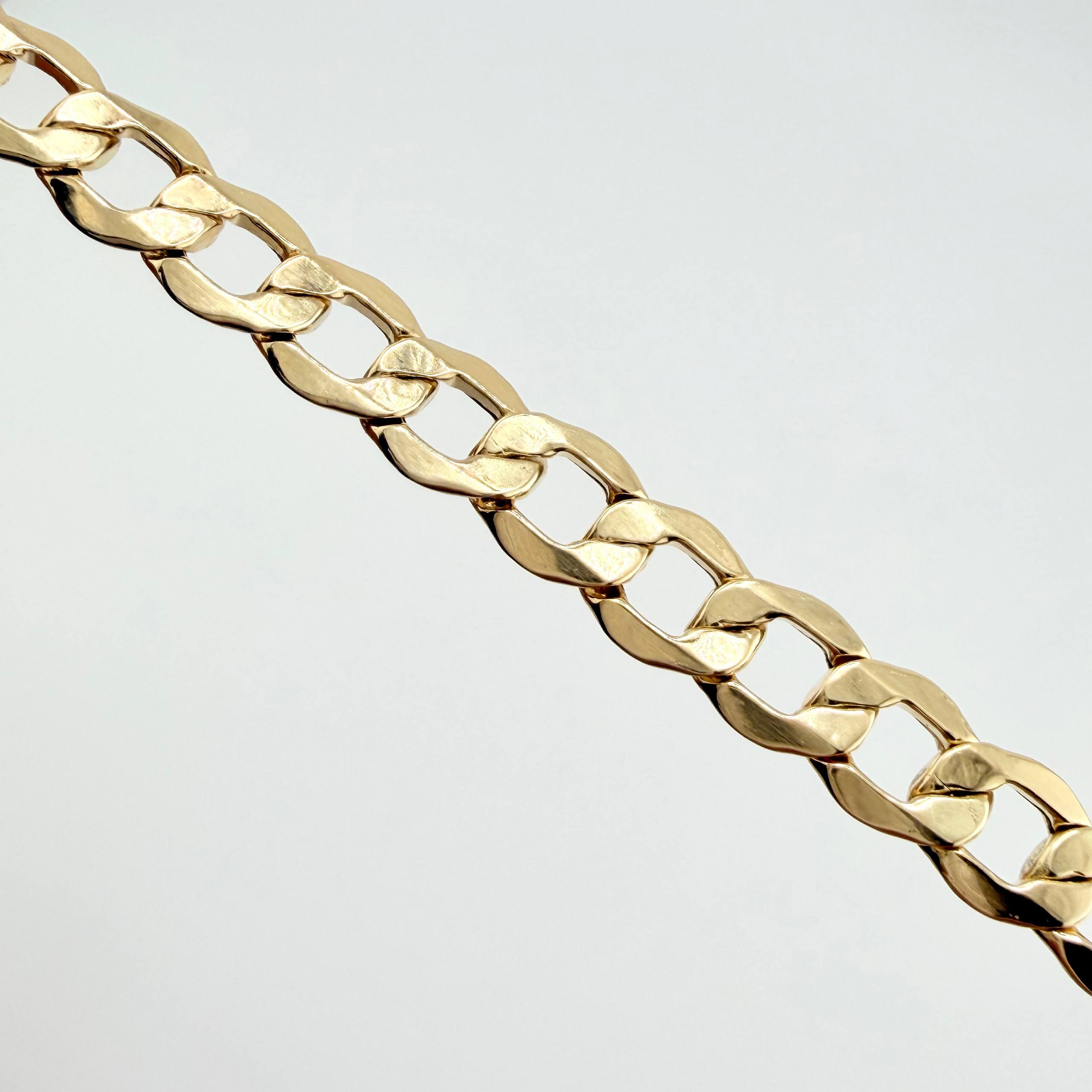 Pulso Cubano 6.95gr / 21cm / 6.6mm Oro Amarillo +4 18K ©