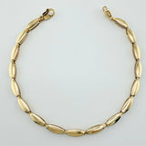 Pulso Rustico Triada 10.65gr / 21cm / 4mm Tres Oros +4 18K ©