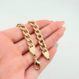 Pulso Cubano 10.65gr / 21.5cm / 7.7mm Oro Amarillo +4 18K ©