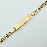 Pulso Lumachina Placa Rectangular 6.35gr / 21.5cm / 4.4mm Oro Amarillo +4 18K ©