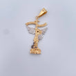 Dije San Miguel Arcangel 2.5gr / 4.2cm / Tres Oros 18K &