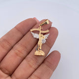 Dije San Miguel Arcangel 2.5gr / 4.2cm / Tres Oros 18K &