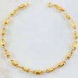 Pulso Rustico Cilindros 5gr / 22cm / Oro Amarillo 18K ©
