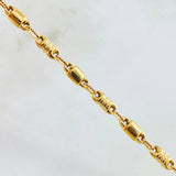 Cadena Rustica Cilindros 13.45gr / 60cm / Oro Amarillo 18K ©