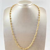 Cadena Rustica Cilindros 13.45gr / 60cm / Oro Amarillo 18K ©