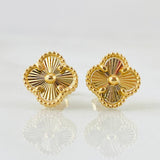 Topos Trebol Dorado 3.3gr / 10mm Oro Amarillo Nac.Esp. 18K *