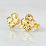 Topos Trebol Dorado 3.3gr / 10mm Oro Amarillo Nac.Esp. 18K *