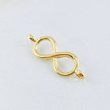 Herraje Infinito 0.4gr / 2.3cm / Oro Amarillo 18K