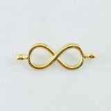 Herraje Infinito 0.4gr / 2.3cm / Oro Amarillo 18K