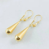 Candongas Lagrima 1.05gr / 3.3cm / Oro Amarillo 18K